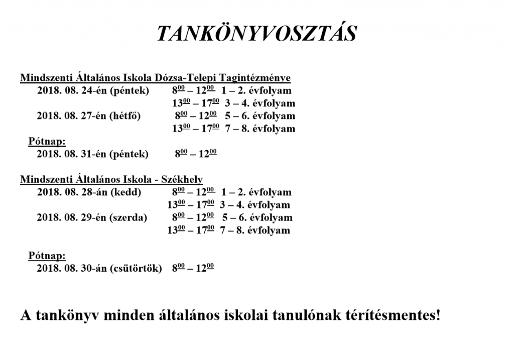 tankonyvosztas